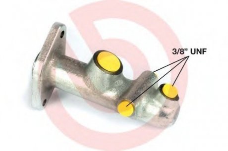 Главный тормозной циліндр BREMBO M68058 (фото 1)