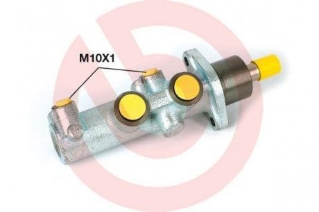 Главный тормозной цилиндр BREMBO M61037 (фото 1)