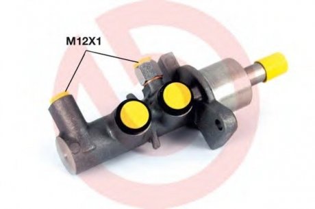 Гальмівний циліндр головний BREMBO M59039 (фото 1)