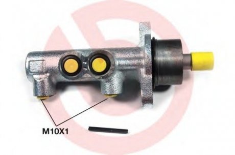 Главный тормозной цилиндр BREMBO M59008 (фото 1)