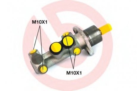 Главный тормозной цилиндр BREMBO M23020 (фото 1)