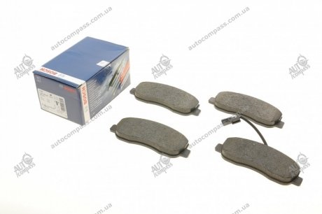 Комплект тормозных колодок, дисковый тормоз Bosch 0 986 494 498 (фото 1)