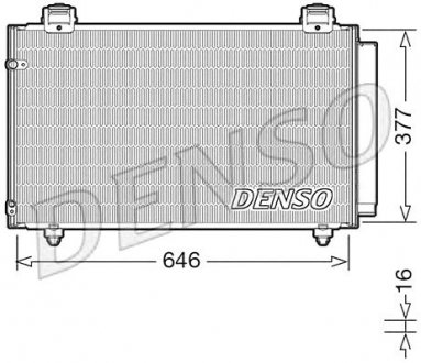Радіатор кондиціонера Toyota Denso DCN50043 (фото 1)