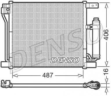 Конденсатор, кондиціонер Denso DCN46021 (фото 1)