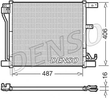 Радіатор кондиціонера Nissan Denso DCN46018 (фото 1)