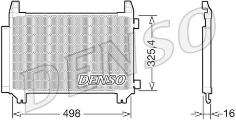 Конденсатор, кондиционер Denso DCN50028