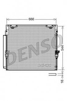 Конденсатор, кондиционер Denso DCN50036 (фото 1)