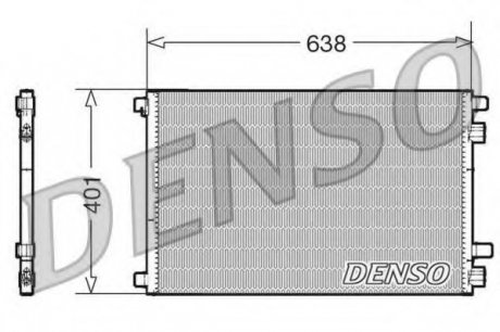 Радіатор кондиціонера Renault Denso DCN23012 (фото 1)