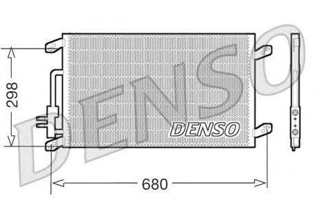 Радіатор кондиціонера Fiat Denso DCN13016 (фото 1)