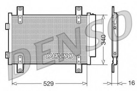 Конденсатор, кондиционер Denso DCN09049 (фото 1)