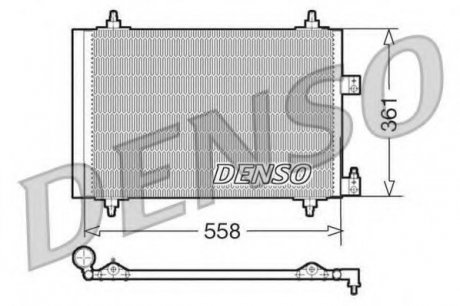 Радіатор кондиціонера Citroen Denso DCN07005 (фото 1)