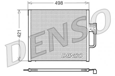 Радіатор кондиціонера Bmw Denso DCN05015 (фото 1)
