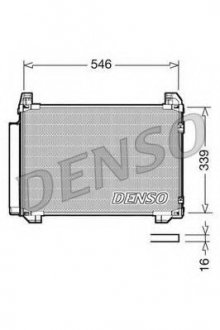 Конденсатор, кондиционер Denso DCN50025 (фото 1)