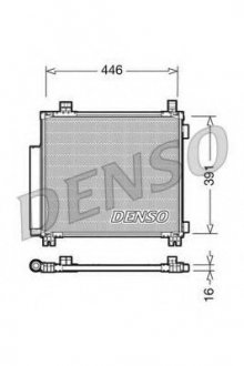 Радіатор кондиціонера Toyota Denso DCN50045 (фото 1)