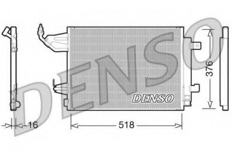 Радіатор кондиціонера Smart Denso DCN16001 (фото 1)