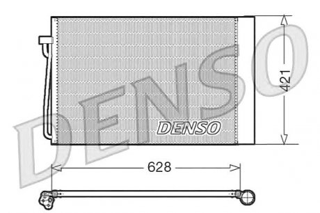 Радіатор кондиціонера Bmw Denso DCN05018 (фото 1)