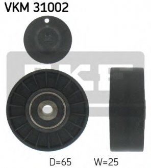 Паразитный / ведущий ролик, поликлиновой ремень SKF VKM 31002 (фото 1)