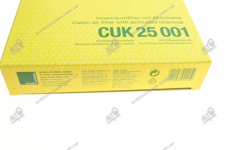 Фильтр салона угольный MANN CUK 25 001