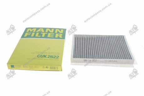 Фільтр, повітря у внутрішній простір MANN CUK 2622