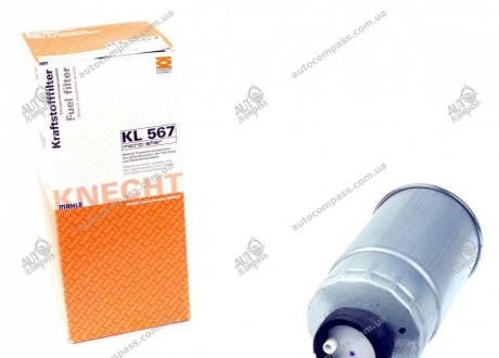 Фильтр топливный 1.3-2.0D Multijet Doblo 05-/Ducato 11-/Combo 12-/Nemo 10- KNECHT KL567 (фото 1)