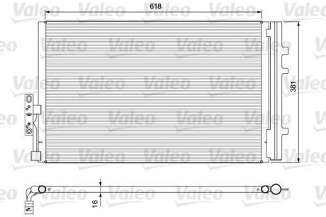 Радіатор кондиціонера Bmw Valeo 814386 (фото 1)