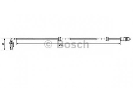 Датчик числа оборотов Bosch 0265007582 (фото 1)