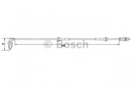 Датчик числа оборотов Bosch 0265007583 (фото 1)