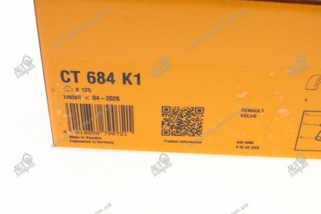 Ремень ГРМ (комплект) Contitech CT684K1