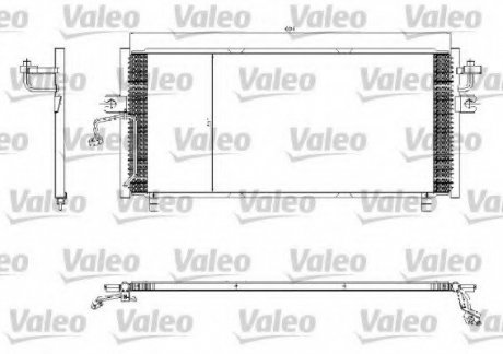 Радиатор кондиционера PHC Valeo 817253 (фото 1)