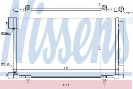 Радиатор кондиционера NISSENS 940671