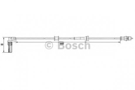 Датчик числа обортов Bosch 0265007531 (фото 1)