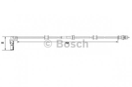 Датчик числа обортов Bosch 0265007532 (фото 1)