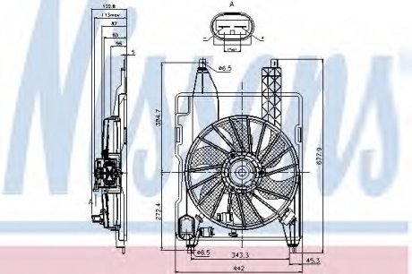 Вентилятор радиатора NISSENS 85706 (фото 1)