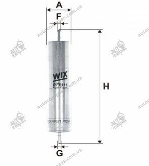 Фільтр паливний (вир-во -filtron) WIX FILTERS WF8411 (фото 1)