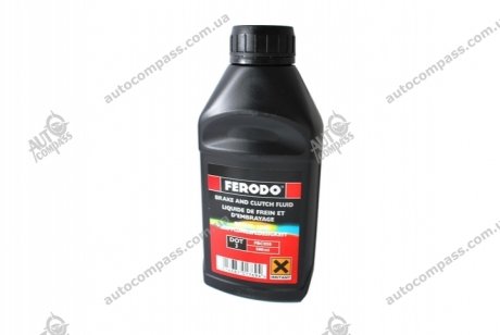 Гальмівна рідина FLUID 210 DOT 3 / 0,5 л. / Ferodo FBC050 (фото 1)