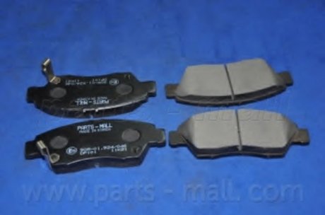 Колодки гальмівні дискові HONDA CIVIC передн. (вир-во PARTS-MALL) Parts Mall PKJ-E05