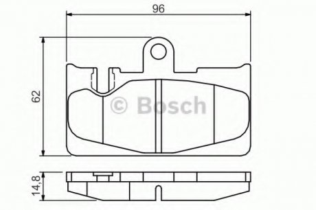 Тормозные колодки Bosch 0986495139 (фото 1)