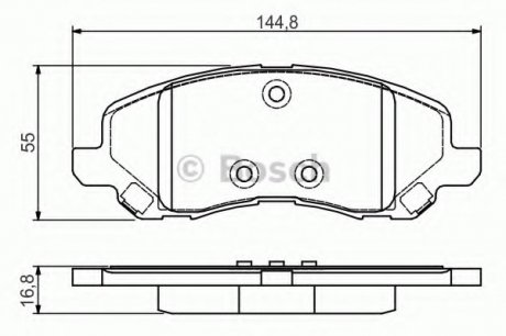 Тормозные колодки Bosch 0986495170 (фото 1)