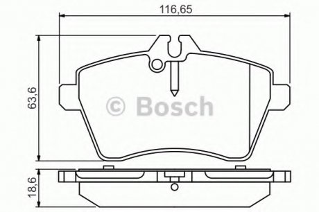 Тормозные колодки Bosch 0986495273 (фото 1)
