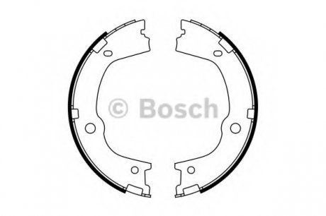 Колодки гальмівні барабанні Bosch 0986487776 (фото 1)
