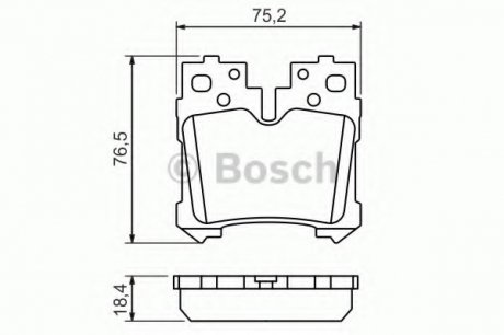 Тормозные колодки Bosch 0986494424 (фото 1)