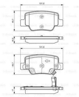 Тормозные колодки Bosch 0986494404 (фото 1)