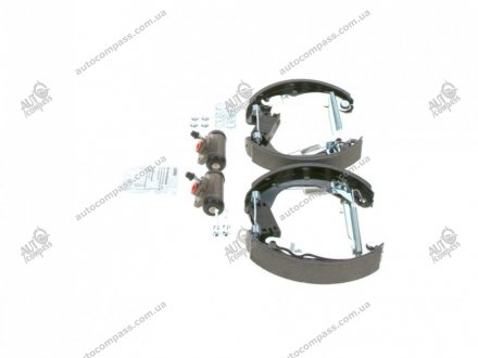 Гальмівні колодки задні (бараб.) Opel Corsa B/Astra F/Tigra Bosch 0204114581 (фото 1)