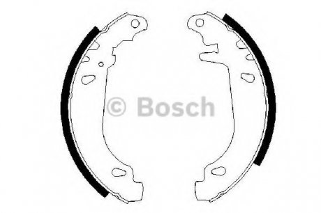 Тормозные колодки Bosch 0986487346 (фото 1)