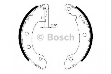 Тормозные колодки Bosch 0986487295 (фото 1)