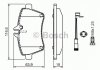 Колодка гальм. диск. MERCEDES A-CLASS (W169) передн. (вир-во) Bosch 0986494087 (фото 8)