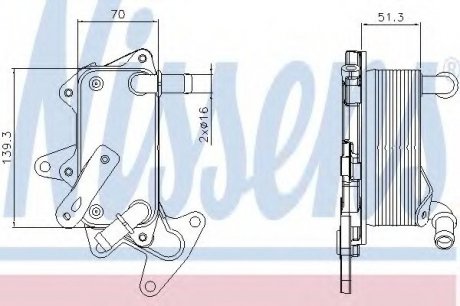Масляный радиатор NISSENS 90748
