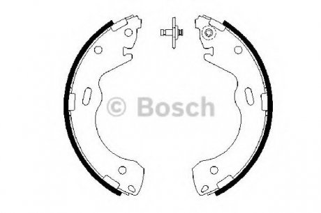 Тормозные колодки Bosch 0986487654 (фото 1)