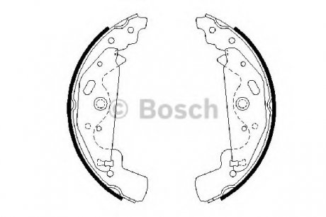 Тормозные колодки Bosch 0986487643 (фото 1)