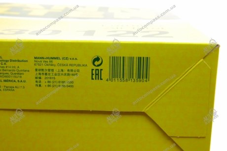 Фільтр повітряний MANN C 30 122